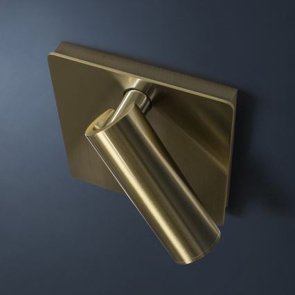 Ideal Lux - LED Väggspotlight LITE LED/3W/230V CRI 90 mässing