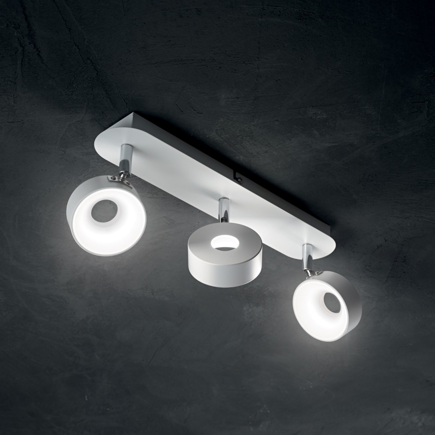 Ideal Lux - LED väggspot OBY 3xLED/6W/230V CRI 90 vit
