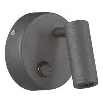 Ideal Lux - LED väggspot PAGE LED/3W/230V CRI 90 svart