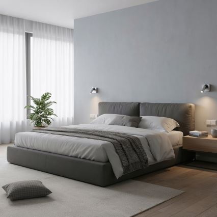 Ideal Lux - LED väggspotlight BEAN LED/3W/230V CRI 90 skinande krom