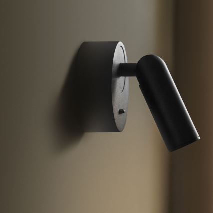 Ideal Lux - LED väggspotlight BEAN LED/3W/230V CRI 90 svart