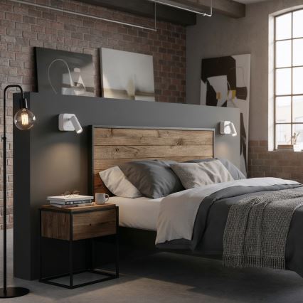 Ideal Lux - LED väggspotlight BEAN LED/3W/230V CRI 90 vit