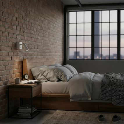 Ideal Lux - LED väggspotlight BEAN LED/3W/230V CRI 90 vit