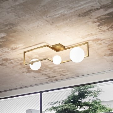 Ideal Lux - LED ytmonterad ljuskrona ANGOLO 3xG9/3W/230V mässing