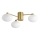 Ideal Lux - LED ytmonterad ljuskrona HERMES 3xG9/3W/230V diameter 60 cm guld