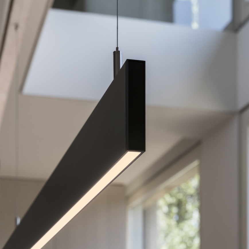 Ideal Lux - LINUS LED-takpendel på vajer LED/32W/230V 4000K CRI 90 120 cm svart
