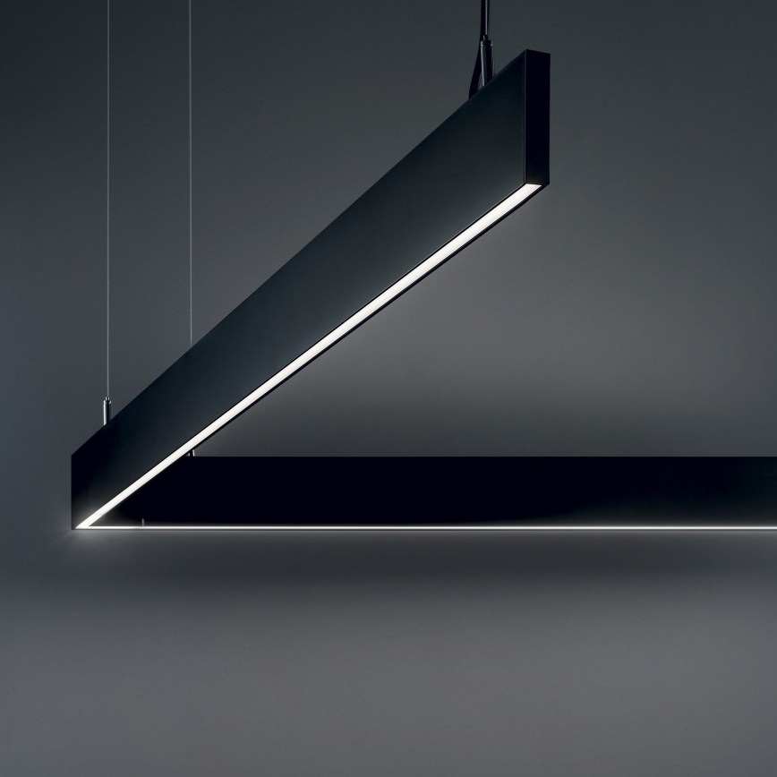 Ideal Lux - LINUS LED-takpendel på vajer LED/32W/230V 4000K CRI 90 120 cm svart