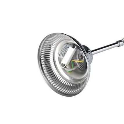 Ideal Lux - Ljuskrona i kristal med kedja DUBAI 24xE14/28W/230V diameter 80 cm skinande krom