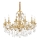Ideal Lux - Ljuskrona i kristal med kedja GIOCONDA 12xE14/40W/230V diameter 90 cm guld