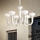 Ideal Lux - Ljuskrona med kedja BON BON 8xE14/28W/230V Ø 95,5 cm vit