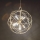 Ideal Lux - Ljuskrona med kedja KONSE 7xE27/60W/230V Ø 80 cm guldfärgad
