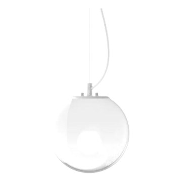 Ideal Lux - Ljuskrona med textilsladd MAPA 1xE27/42W/230V diameter 20 cm genomskinlig