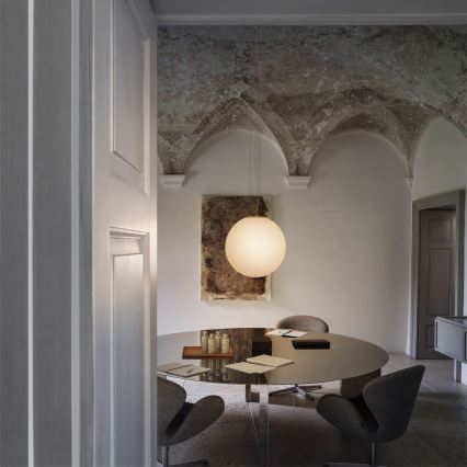 Ideal Lux - Ljuskrona med textilsladd MAPA 1xE27/60W/230V vit