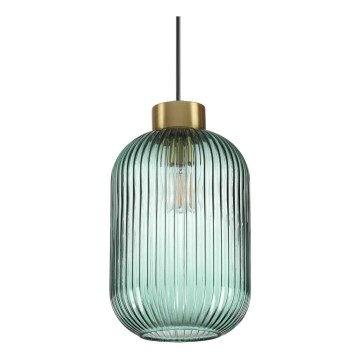 Ideal Lux - Ljuskrona med textilsladd MINT 1xE27/60W/230V diameter 20 cm grön
