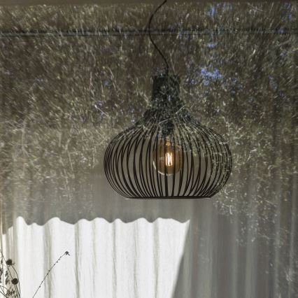 Ideal Lux - Ljuskrona med textilsladd ONION 1xE27/60W/230V diameter 59,5 cm