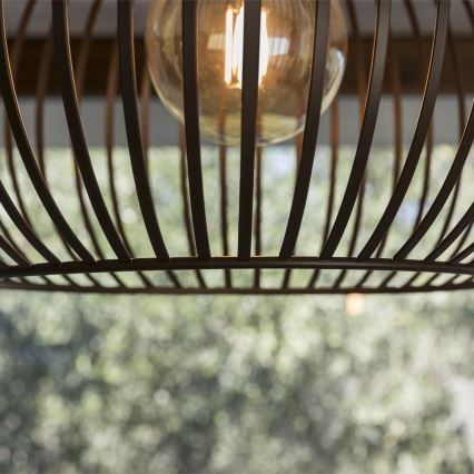 Ideal Lux - Ljuskrona med textilsladd ONION 1xE27/60W/230V diameter 59,5 cm