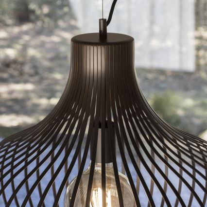 Ideal Lux - Ljuskrona med textilsladd ONION 1xE27/60W/230V diameter 59,5 cm