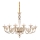 Ideal Lux - Ljuskrona på kedja BRIGITTA 12xE14/40W/230V diameter 120 cm mässing