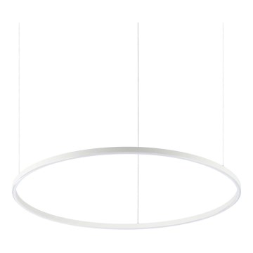 Ideal Lux - ORACLE SLIM LED-pendel på vajer, 53 W, 230 V, 4000 K, CRI 90, Ø 90 cm, vit