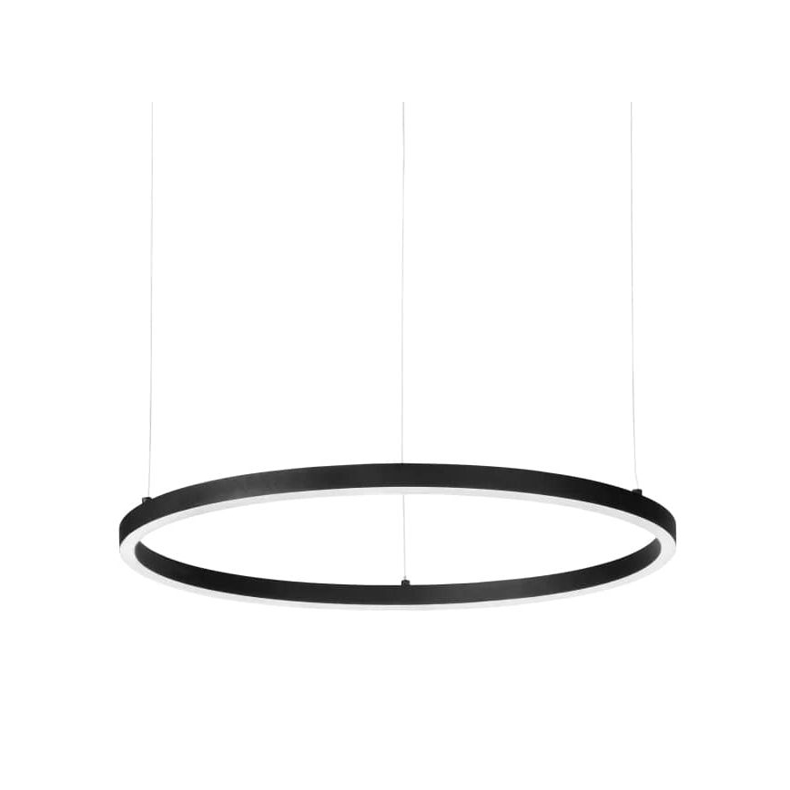 Ideal Lux - LED-pendellampa på vajer ORACLE SLIM LED/29W/230V 3000K CRI 90 Ø 50 cm svart