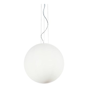 Ideal Lux - Pendel på vajer MAPA 1xE27/42W/230V Ø 50 cm vit