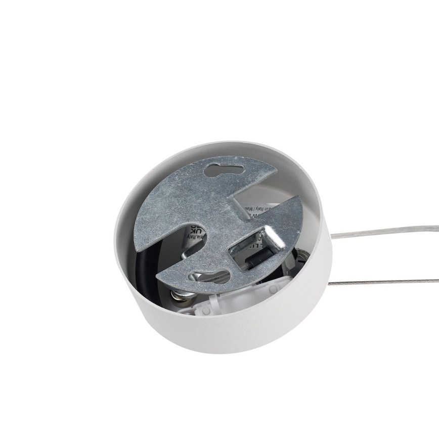 Ideal Lux - Pendel på vajer MAPA 1xE27/42W/230V Ø 50 cm vit