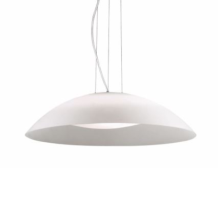 Ideal Lux - Pendellampa LENA med vajer 3xE27/60W/230V Ø 64 cm vit