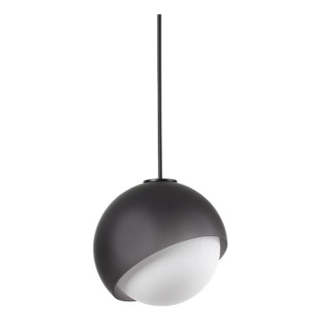Ideal Lux - Pendellampa med kabel BLOOM 1xE27/42W/230V Ø 22 cm svart