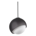 Ideal Lux - Pendellampa med kabel BLOOM 1xE27/42W/230V Ø 30 cm svart