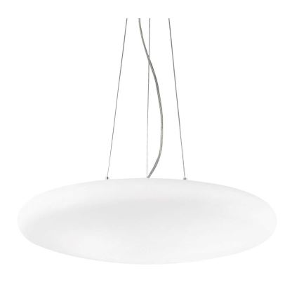 Ideal Lux - Pendellampa med kabel SMARTIES 3xE27/42W/230V 50 cm vit