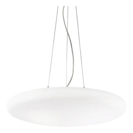 Ideal Lux - Pendellampa på kabel SMARTIES 3xE27/42W/230V Ø 42,5 cm vit