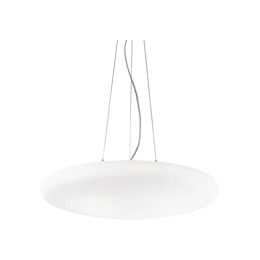 Ideal Lux - Pendellampa på kabel SMARTIES 3xE27/42W/230V Ø 42,5 cm vit