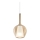 Ideal Lux - Pendellampa på vajer KALIQUE 1xE27/42W/230V Ø 18 cm rökbeige