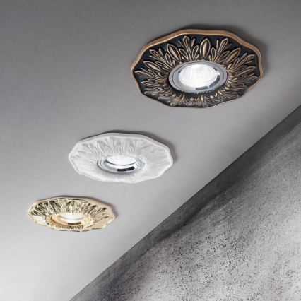 Ideal Lux - POLKA infälld takarmatur 1xGU10/50W/230V guld