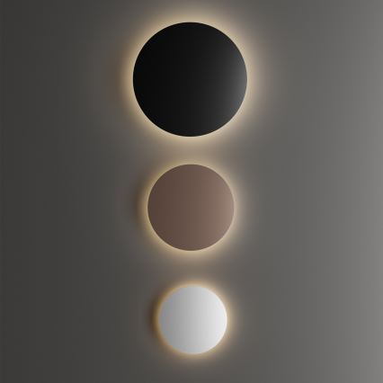 Ideal Lux - LED utomhusväggarmatur PUNTO LED/9W/230V CRI 90 Ø 18 cm IP54 brun