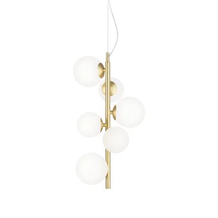 Ideal Lux - Reservlampskärm för taklampa/armatur/lampa PERLAGE Ø 12 cm vit