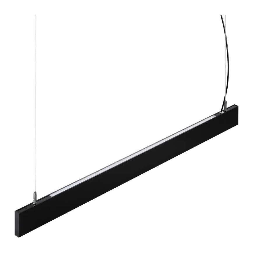 Ideal Lux - STEEL LED-hänglampa på vajer LED/29W/230V 3000K CRI 90 120 cm svart
