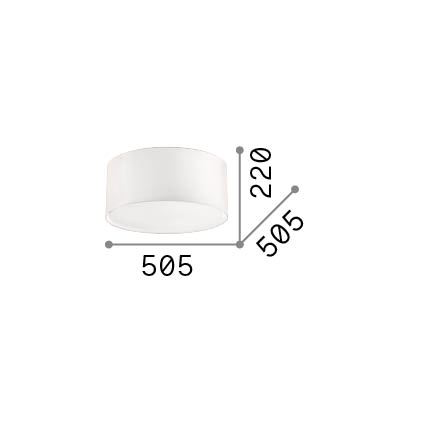 Ideal Lux - Takbelysning 3xE27/60W/230V