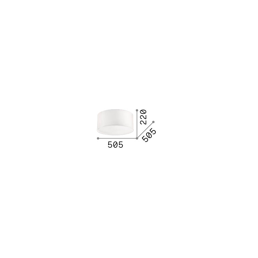 Ideal Lux - Takbelysning 3xE27/60W/230V