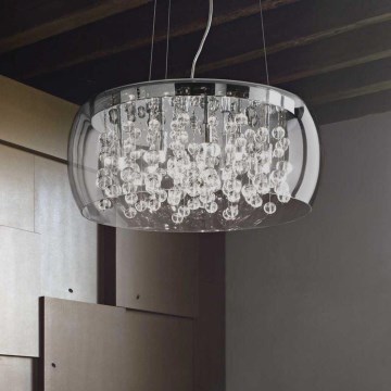 Ideal Lux - Taklampa AUDI 8xG9/40W/230V Ø 50 cm