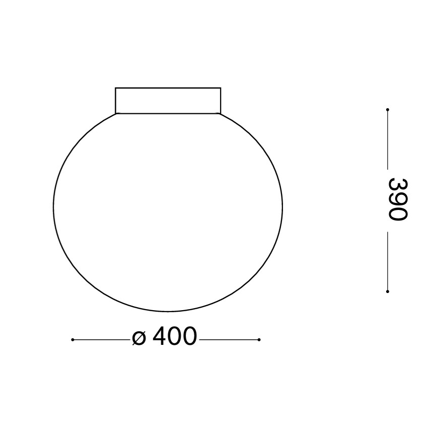 Ideal Lux - Taklampa MAPA 1xE27/60W/230V 400 mm