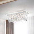 Ideal Lux - Taklampa MARTINEZ 8xE14/40W/230V polerad krom