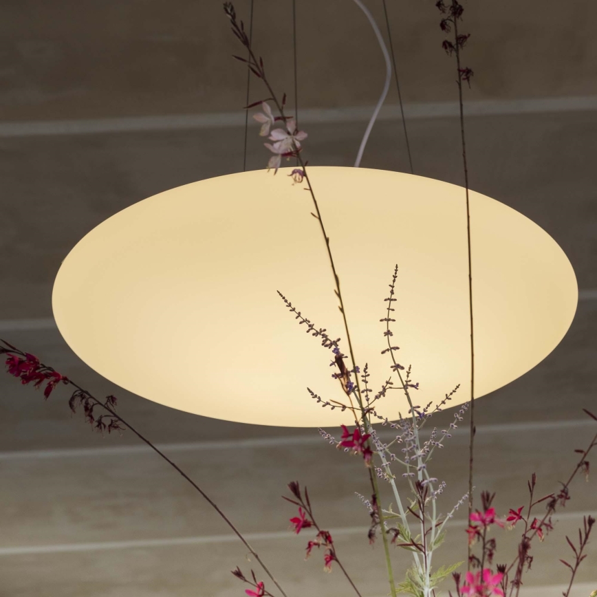Ideal Lux - Taklampa på vajer SMARTIES 5xE27/42W/230V Ø 60 cm vit