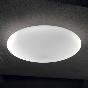 Ideal Lux - Taklampa SMARTIES 2xE27/42W/230V diam. 42,5 cm vit