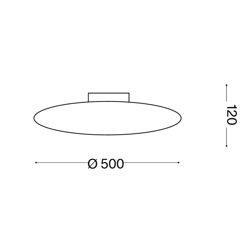 Ideal Lux - Taklampa SMARTIES 3xE27/42W/230V, Ø 50 cm, vit
