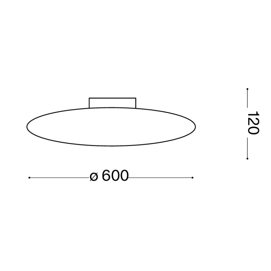 Ideal Lux - Taklampa SMARTIES 3xE27/42W/230V Ø 60 cm vit
