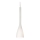 Ideal Lux - Takpendel med sladd FLUT 1xE14/40W/230V Ø 10,5 cm vit