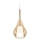 Ideal Lux - Takpendel på kabel KALIQUE 1xE27/42W/230V Ø 18 cm rökbeige