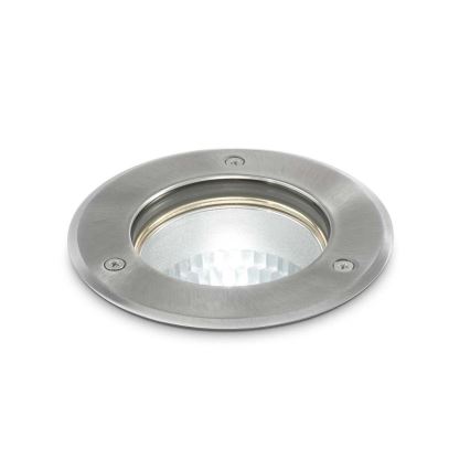 Ideal Lux - Uppfartslampa för utomhusbruk PARK 1xGU10/20W/230V IP65 matt krom