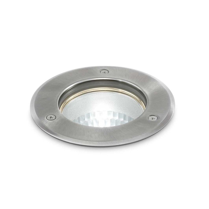 Ideal Lux - Uppfartslampa för utomhusbruk PARK 1xGU10/20W/230V IP65 matt krom